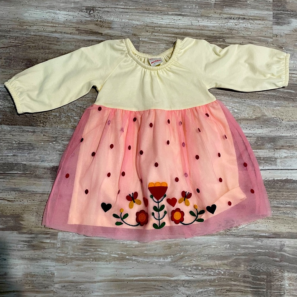 Hanna Andersson tulle dress 12-18 mos